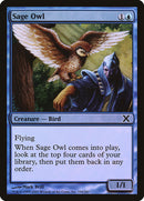 Sage Owl (Premium Foil) [Tenth Edition] - Destination Retro