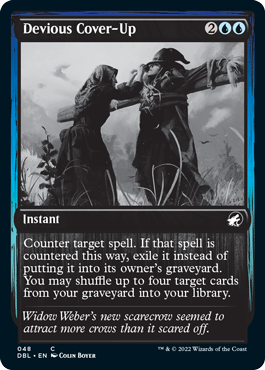 Devious Cover-Up [Innistrad: Double Feature] - Destination Retro
