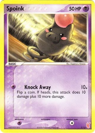 Spoink (7/12) [EX: Trainer Kit 2 - Plusle] - Destination Retro