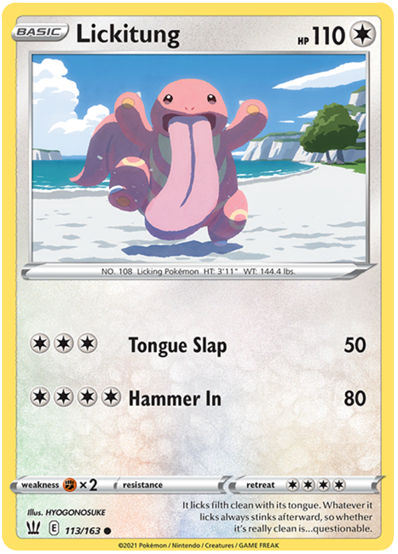Lickitung (113/163) [Sword & Shield: Battle Styles] - Destination Retro