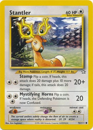 Stantler (76/111) [Neo Genesis Unlimited] - Destination Retro