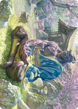 Kosei, Penitent Warlord Art Card [Kamigawa: Neon Dynasty Art Series] - Destination Retro