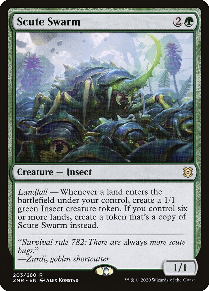 Scute Swarm [Zendikar Rising] - Destination Retro