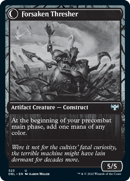 Foreboding Statue // Forsaken Thresher [Innistrad: Double Feature] - Destination Retro