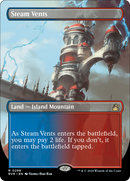Steam Vents (Borderless) [Ravnica Remastered] - Destination Retro
