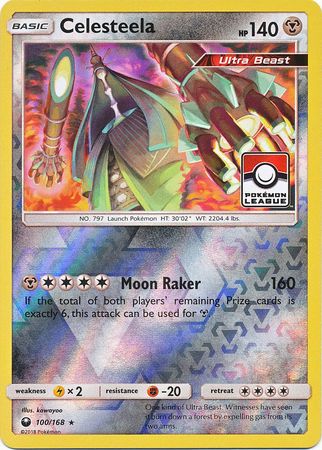 Celesteela (100/168) (League Promo) [Sun & Moon: Celestial Storm] - Destination Retro