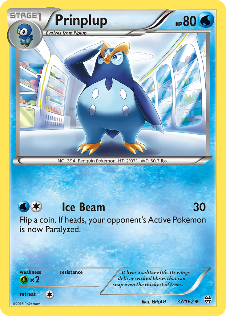Prinplup (37/162) [XY: BREAKthrough] - Destination Retro