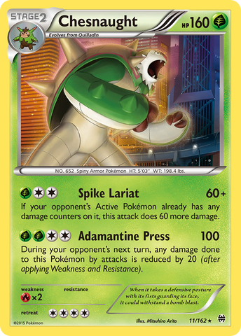 Chesnaught (11/162) [XY: BREAKthrough] - Destination Retro