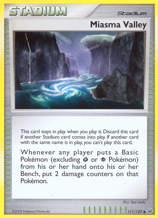 Miasma Valley (111/127) [Platinum: Base Set] - Destination Retro