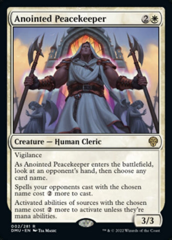 Anointed Peacekeeper [Dominaria United] - Destination Retro