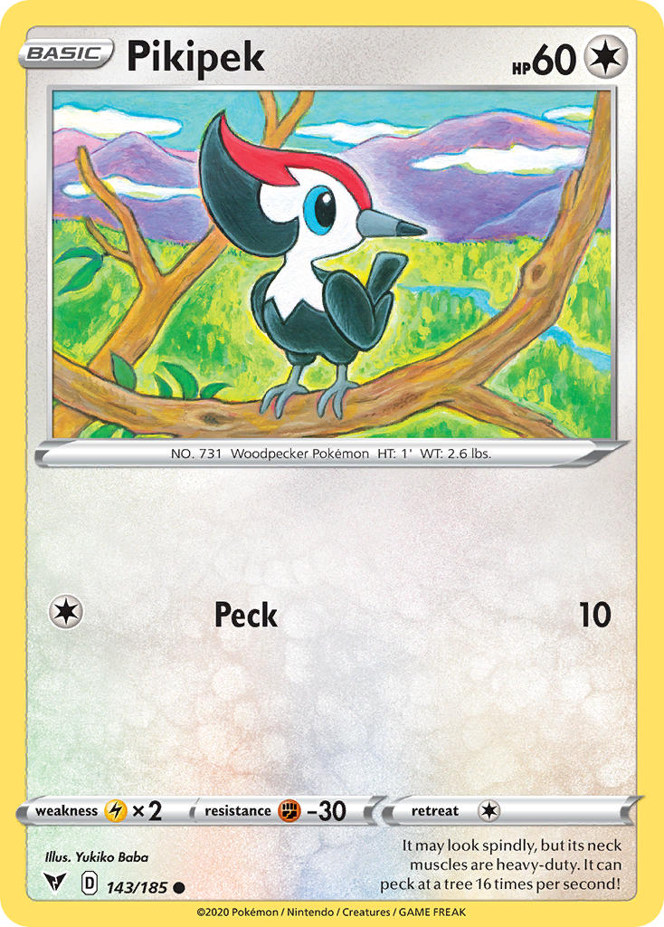 Pikipek (143) [Sword & Shield: Vivid Voltage] - Destination Retro