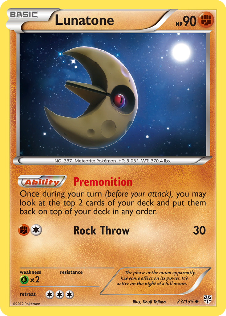 Lunatone (73/135) [Black & White: Plasma Storm] - Destination Retro