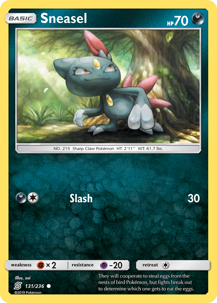 Sneasel (131/236) [Sun & Moon: Unified Minds] - Destination Retro