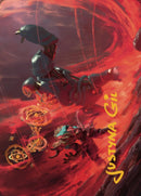 Twinferno Art Card (Gold-Stamped Signature) [Dominaria United Art Series] - Destination Retro