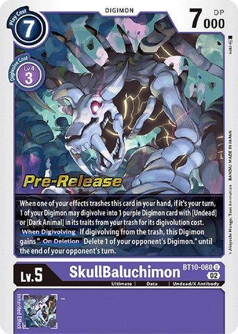 SkullBaluchimon [BT10-080] [Xros Encounter Pre-Release Cards] - Destination Retro