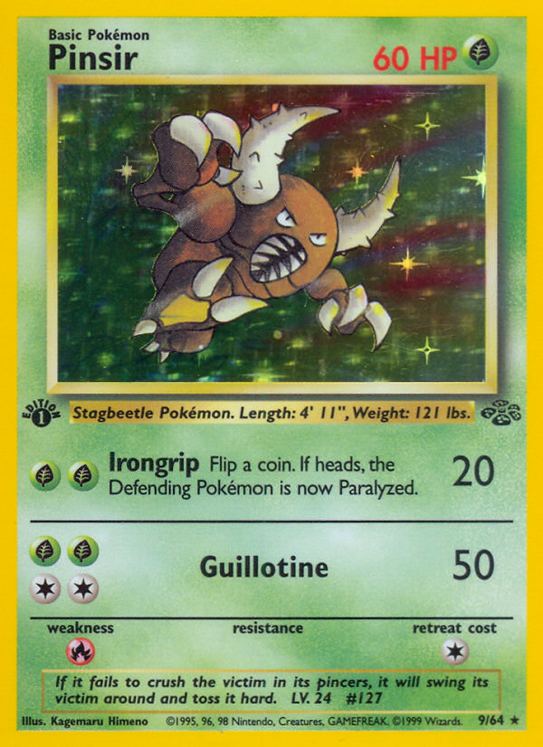 Pinsir (9/64) [Jungle 1st Edition] - Destination Retro