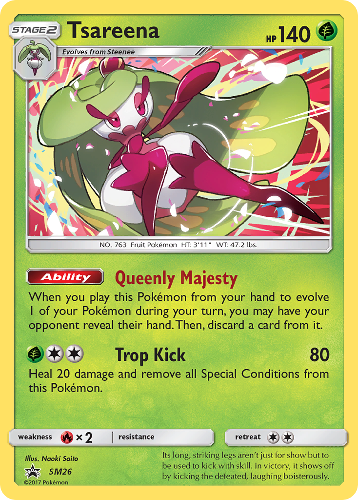 Tsareena (SM26) [Sun & Moon: Black Star Promos] - Destination Retro