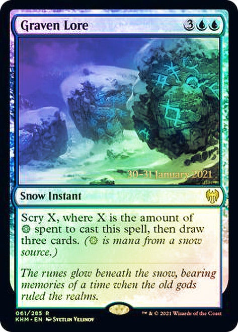Graven Lore   [Kaldheim Prerelease Promos] - Destination Retro