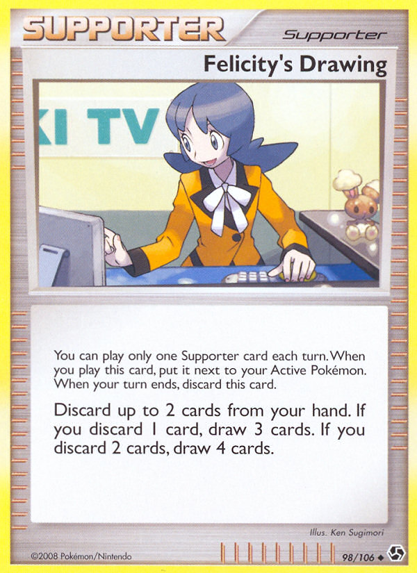 Felicity's Drawing (98/106) [Diamond & Pearl: Great Encounters] - Destination Retro