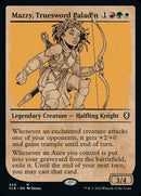 Mazzy, Truesword Paladin (Showcase) [Commander Legends: Battle for Baldur's Gate] - Destination Retro