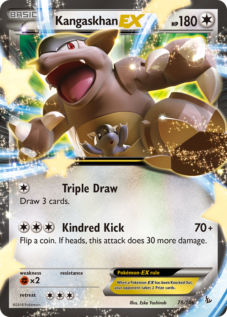 Kangaskhan EX (78/106) [XY: Flashfire] - Destination Retro