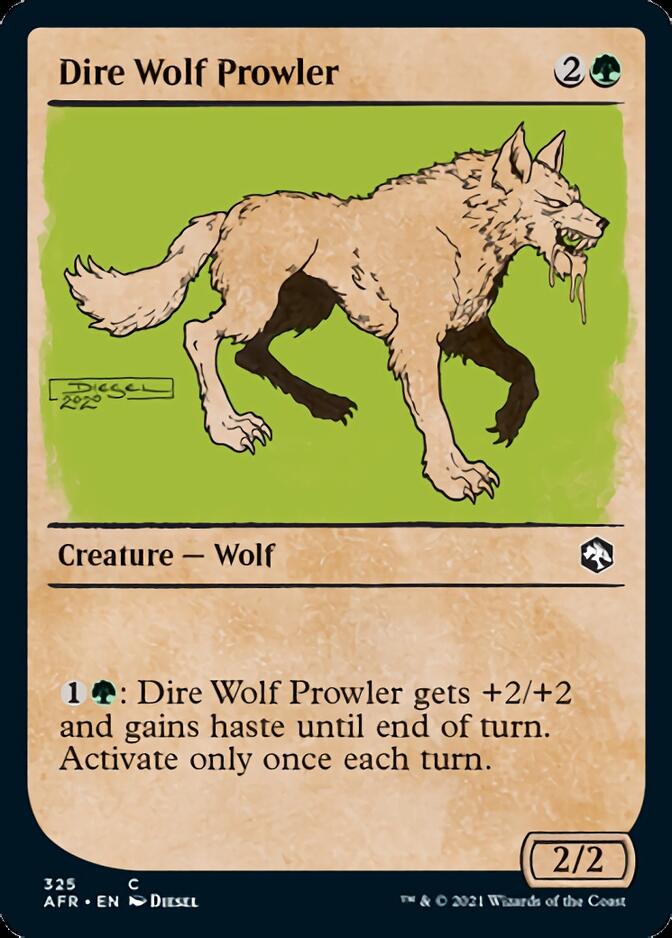 Dire Wolf Prowler (Showcase) [Dungeons & Dragons: Adventures in the Forgotten Realms] - Destination Retro