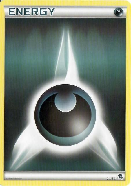 Darkness Energy (20/30) [Black & White: Trainer Kit] - Destination Retro