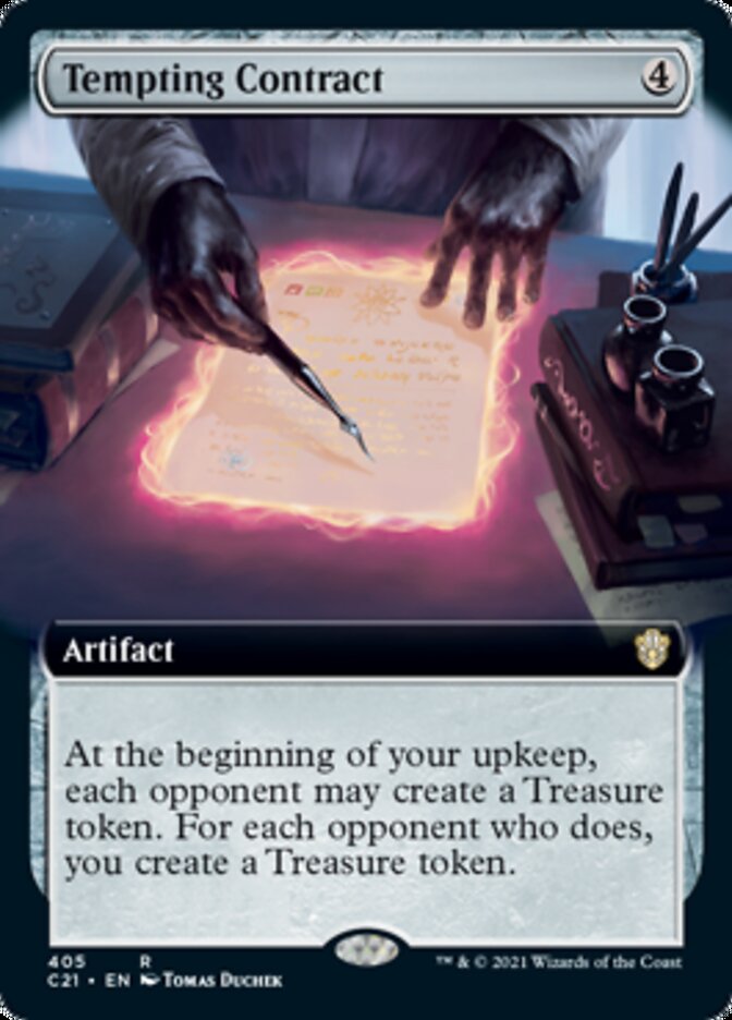 Tempting Contract (Extended) [Commander 2021] - Destination Retro