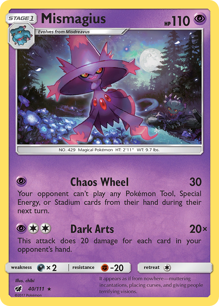 Mismagius (40/111) [Sun & Moon: Crimson Invasion] - Destination Retro