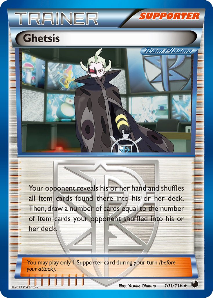 Ghetsis (BW Plasma Freeze) (101/116) [Theme Deck Exclusives] - Destination Retro