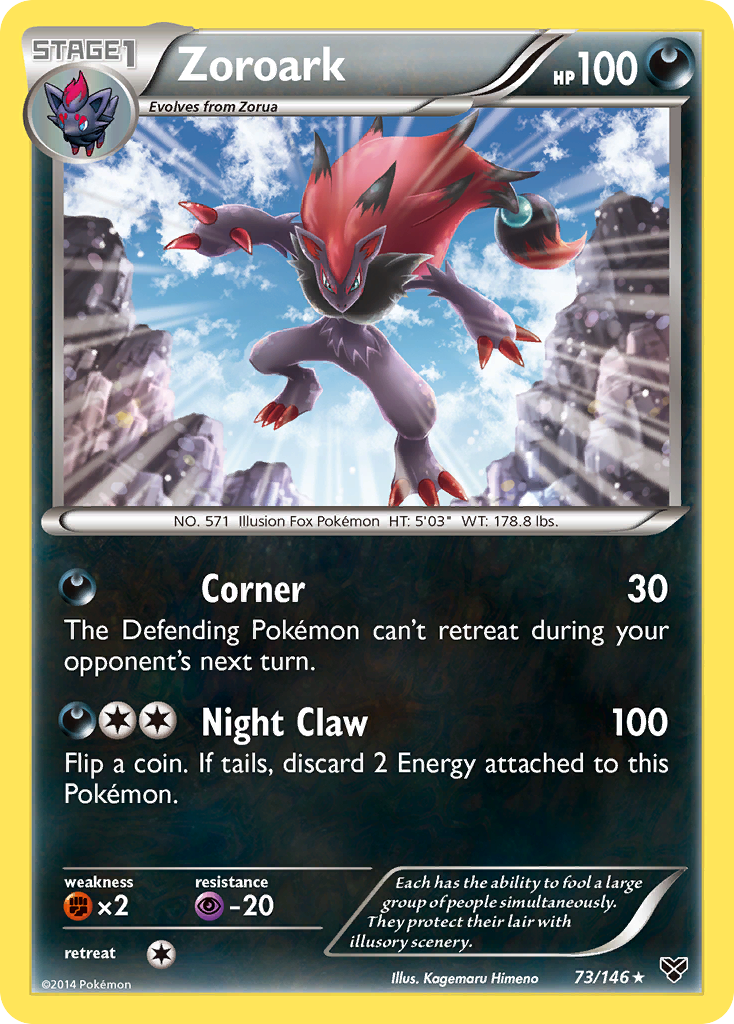 Zoroark (73/146) [XY: Base Set] - Destination Retro