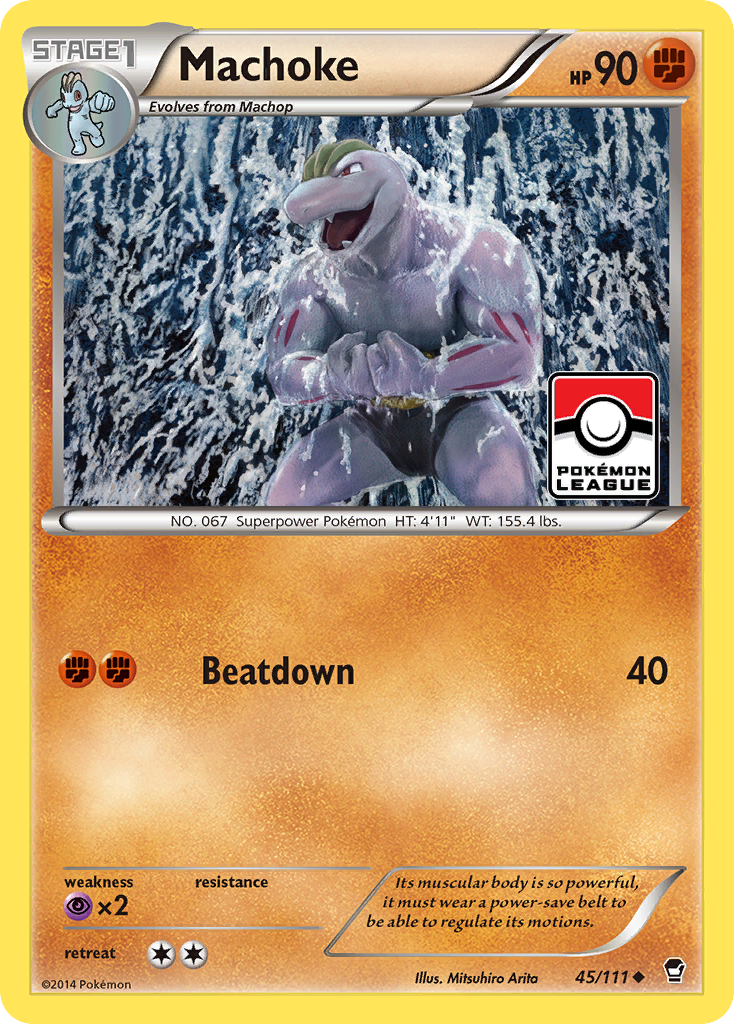 Machoke (45/111) [XY: Furious Fists] - Destination Retro