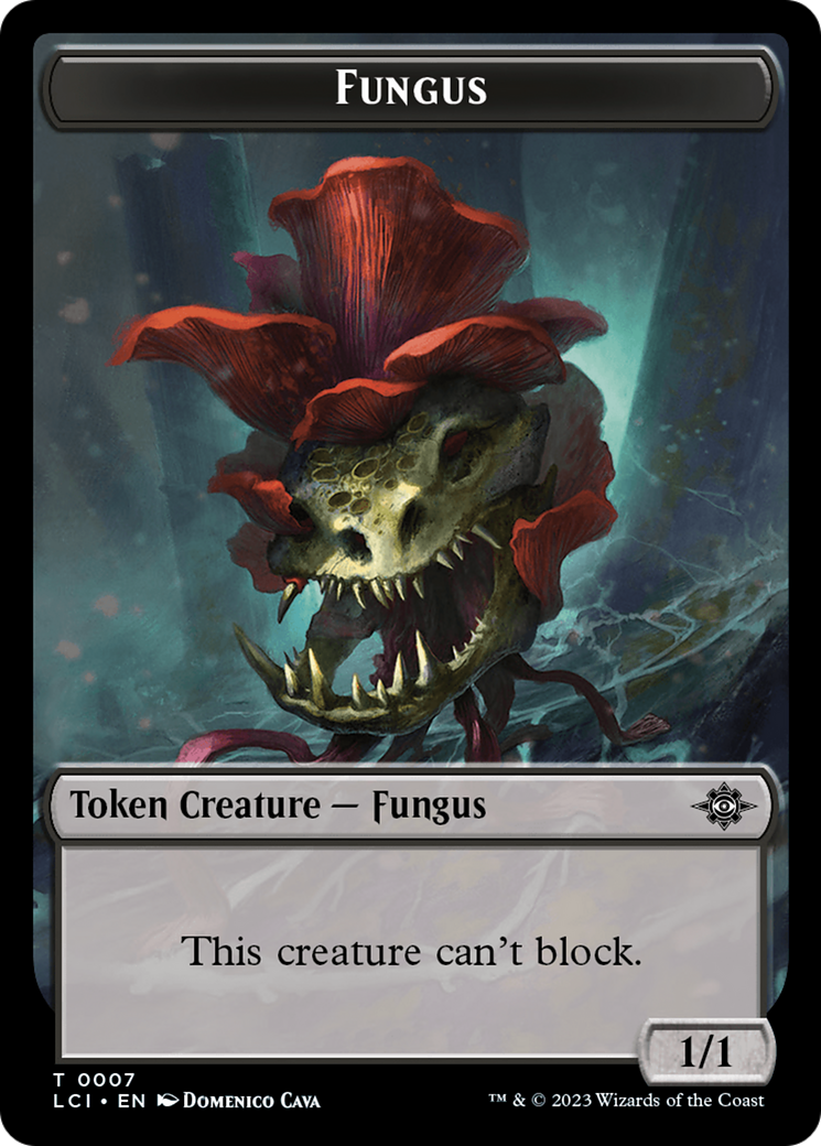 Copy // Fungus Double-Sided Token [The Lost Caverns of Ixalan Tokens] - Destination Retro