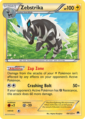 Zebstrika (49/122) [XY: BREAKpoint] - Destination Retro