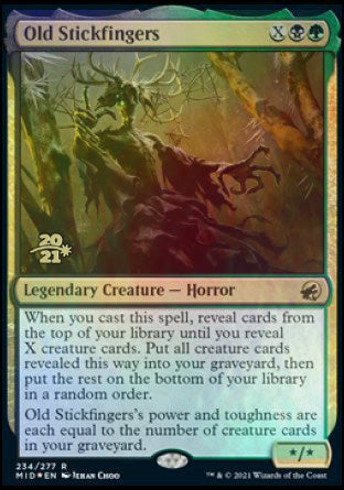 Old Stickfingers [Innistrad: Midnight Hunt Prerelease Promos] - Destination Retro