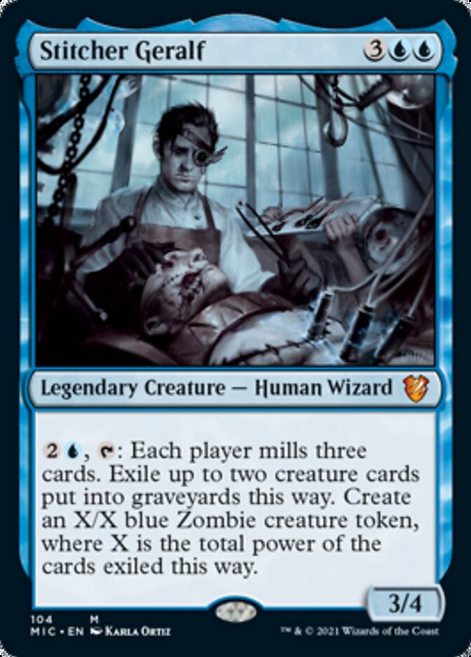 Stitcher Geralf [Innistrad: Midnight Hunt Commander] - Destination Retro