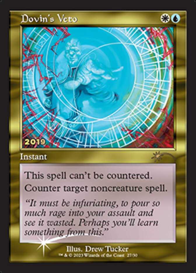 Dovin's Veto [30th Anniversary Promos] - Destination Retro
