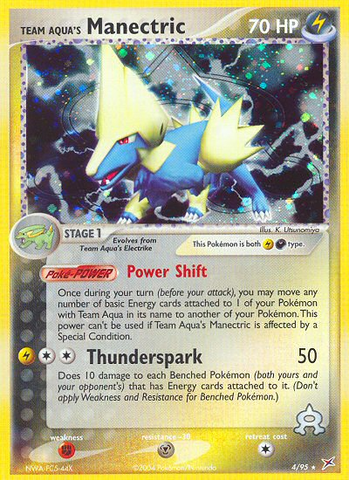 Team Aqua's Manectric (4/95) [EX: Team Magma vs Team Aqua] - Destination Retro