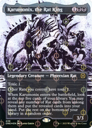Karumonix, the Rat King (Borderless Ichor Step-and-Compleat Foil) [Phyrexia: All Will Be One] - Destination Retro