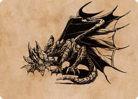 Ancient Copper Dragon Art Card (52) [Commander Legends: Battle for Baldur's Gate Art Series] - Destination Retro