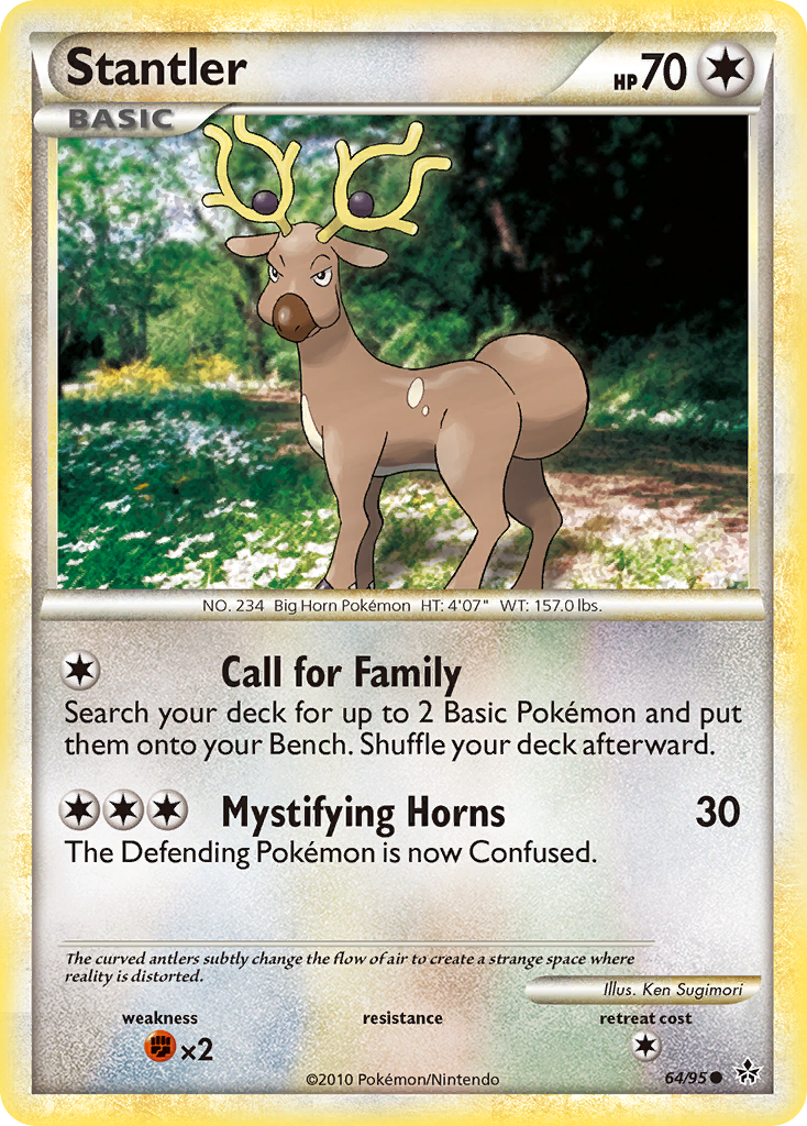 Stantler (64/95) [HeartGold & SoulSilver: Unleashed] - Destination Retro