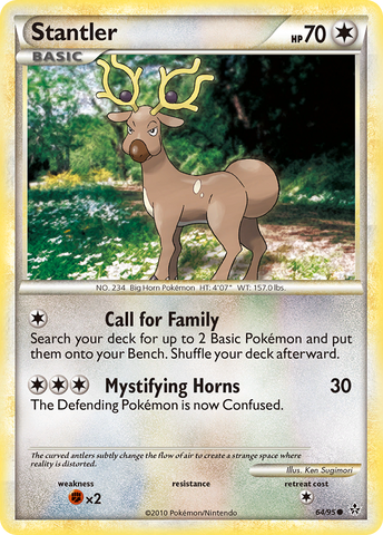 Stantler (64/95) [HeartGold & SoulSilver: Unleashed] - Destination Retro