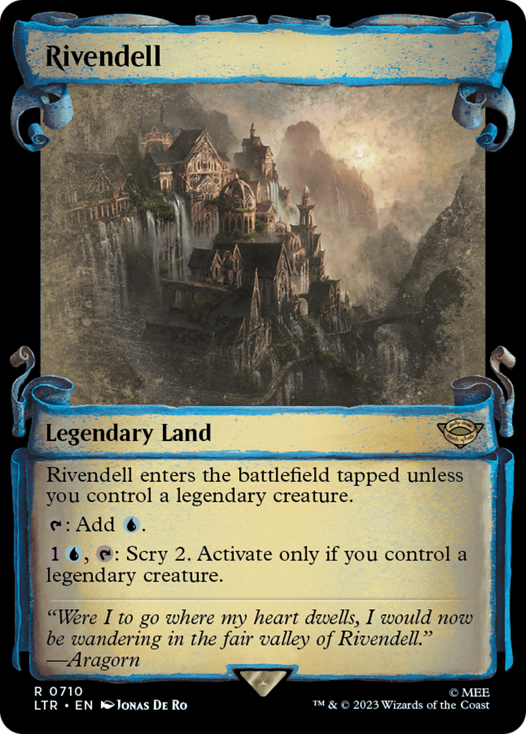 Rivendell [The Lord of the Rings: Tales of Middle-Earth Showcase Scrolls] - Destination Retro