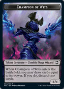Champion of Wits // Illusion Double-sided Token [Dungeons & Dragons: Adventures in the Forgotten Realms Commander Tokens] - Destination Retro