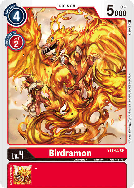 Birdramon [ST1-05] [Starter Deck: Gaia Red] - Destination Retro
