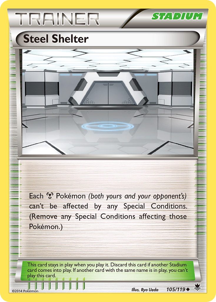 Steel Shelter (105/119) [XY: Phantom Forces] - Destination Retro