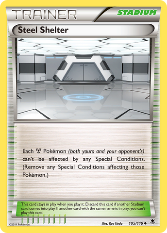 Steel Shelter (105/119) [XY: Phantom Forces] - Destination Retro