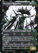 Necrogen Rotpriest (Borderless Ichor Step-and-Compleat Foil) [Phyrexia: All Will Be One] - Destination Retro