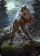 Arlinn, the Moon's Fury 1 Art Card [Innistrad: Midnight Hunt Art Series] - Destination Retro