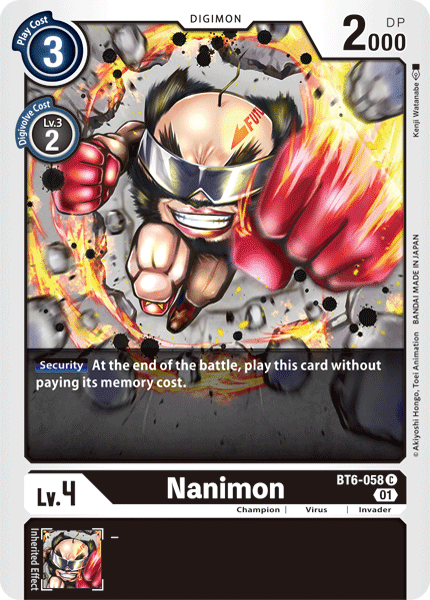 Nanimon [BT6-058] [Double Diamond] - Destination Retro